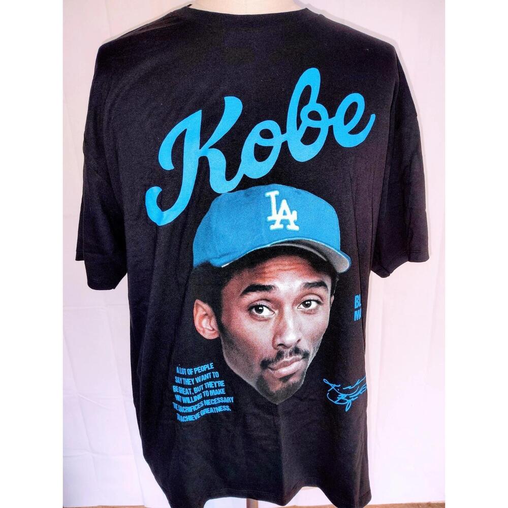 Black Mamba Kobe Bryant La Dodgers Big Face Tee 2Xl